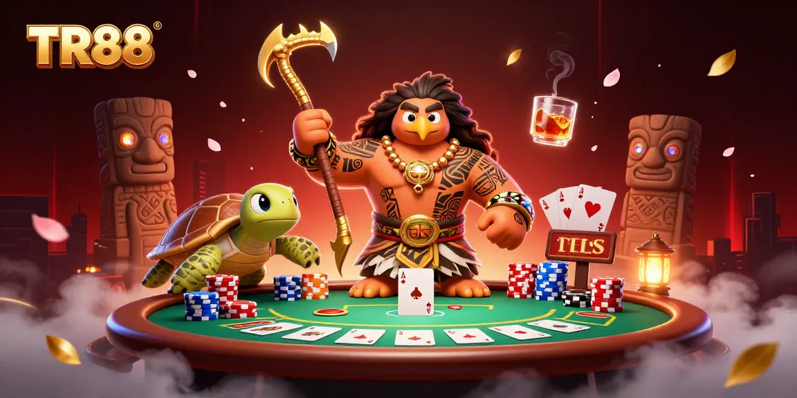 Join the excitement at TR88 poker tables with vibrant gameplay elements and captivating characters.