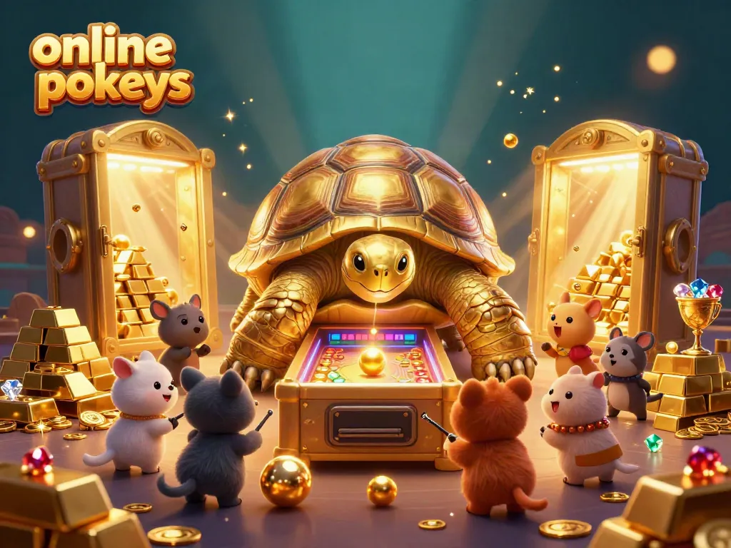 Experience thrilling online pokies with a colossal golden tortoise pinball, and treasure galore!