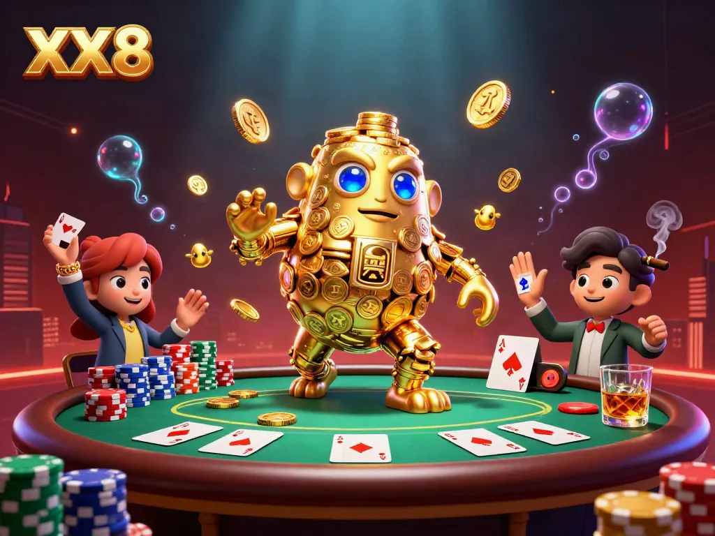 Engage in thrilling gaming adventures with XX 8 by exploring vibrant casino visuals filled with excitement.