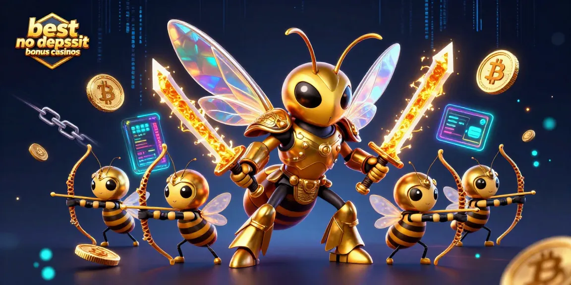 Experience the best no deposit bonus casinos through this vibrant 3D illustration showcasing a unique casino scene.
