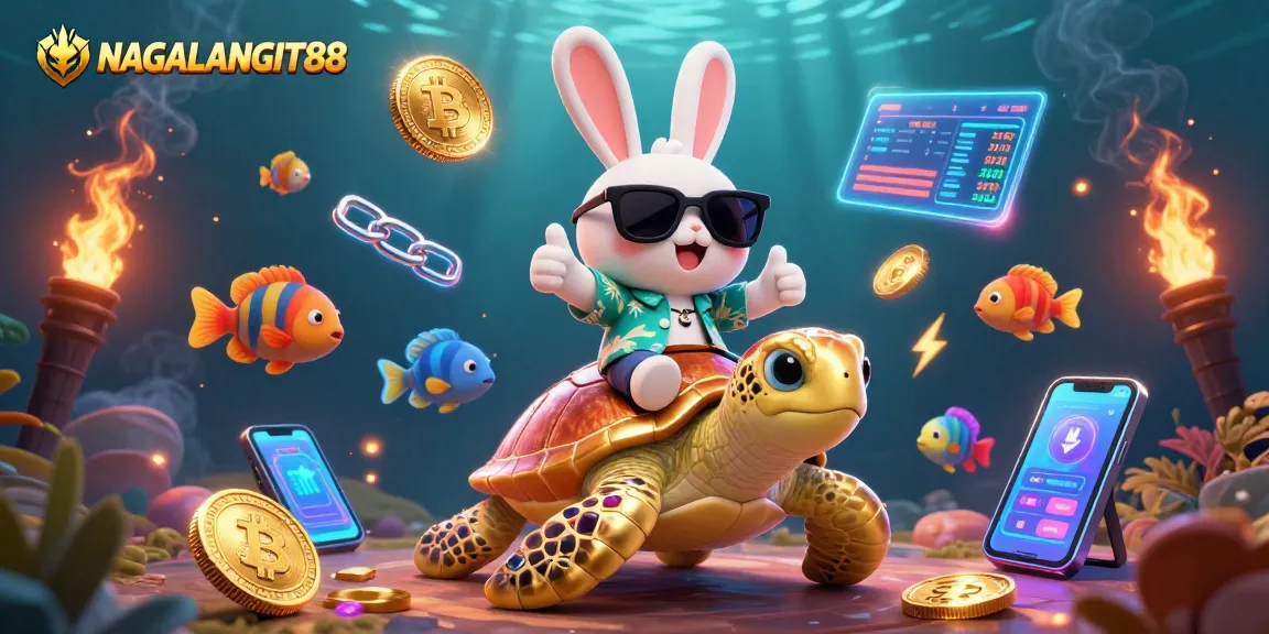 Spin for big wins with NAGALANGIT88's vibrant casino adventure featuring a lucky rabbit!