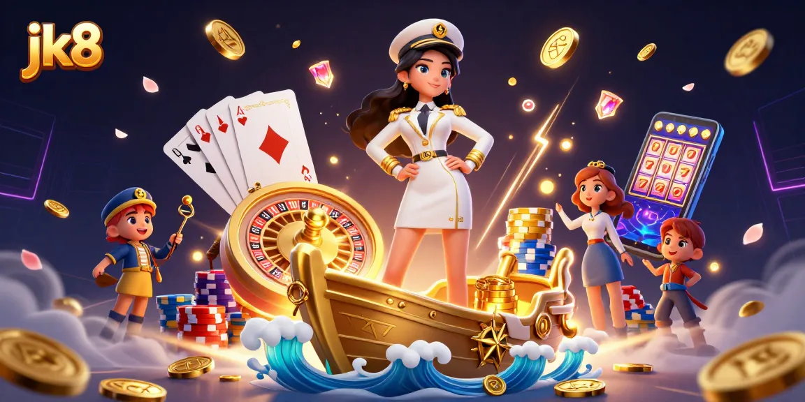Experience winning thrills at jk8 online casino with an elegant Asian dealer commanding the gaming action.