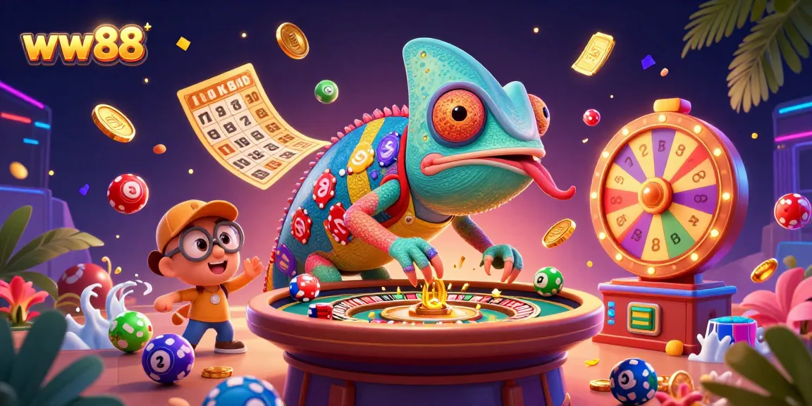 Experience the thrilling gameplay at ww88, featuring a vibrant casino atmosphere with exciting elements.