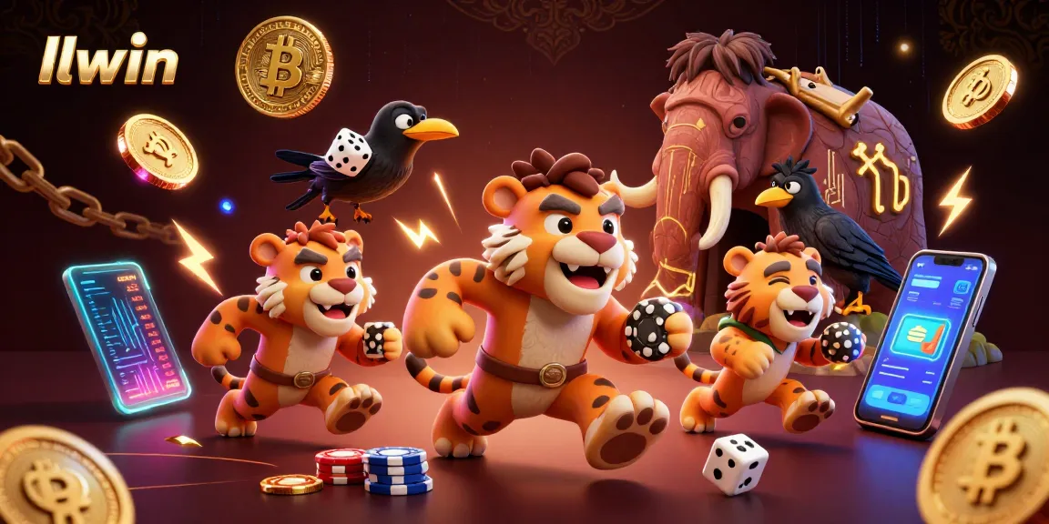 llwin brings excitement to the gaming world with a thrilling 3D casino illustration