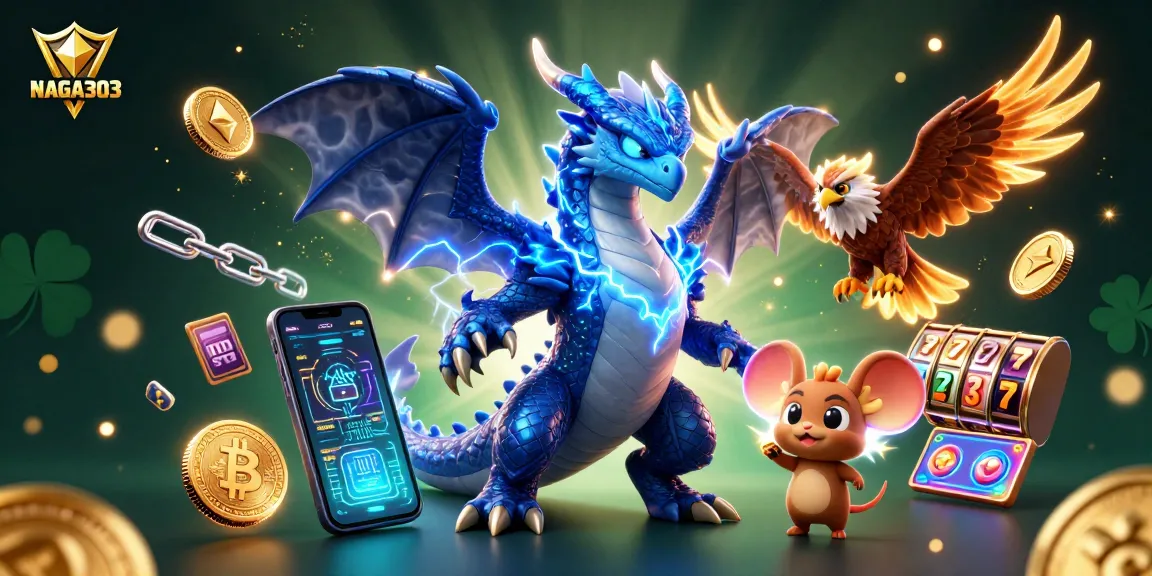 NAGA303 powers up your lottery experience with vibrant characters and engaging gameplay visuals.