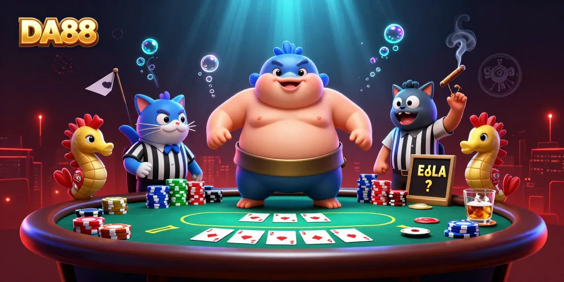 Engage with DA88 and experience the excitement of this colorful underwater casino scene!