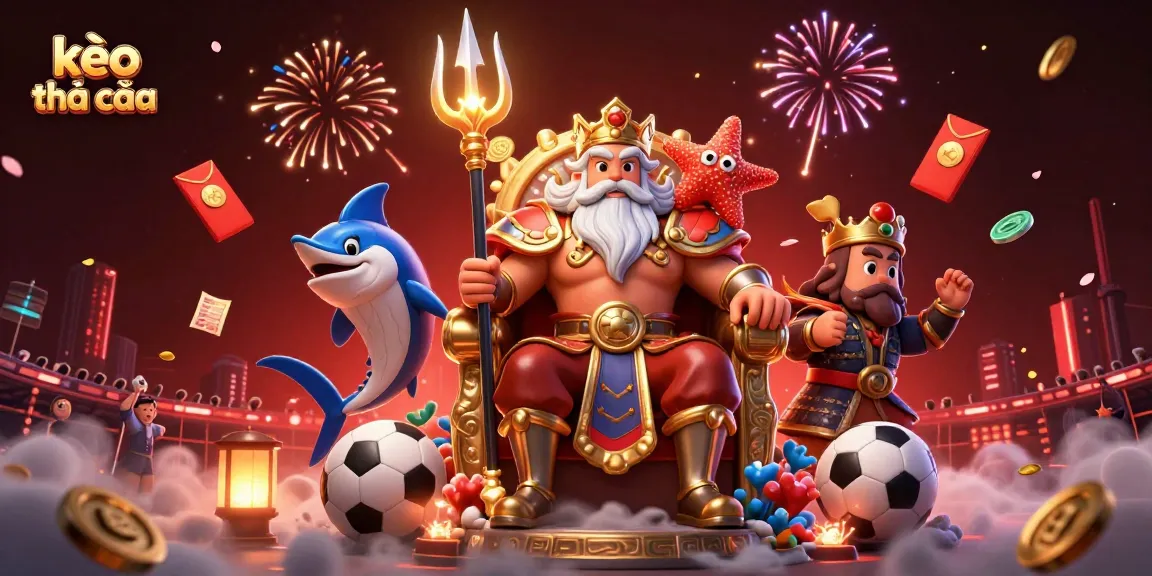 Experience thrilling sports betting action with kèo nhà cái featuring detailed 3D characters and dynamic game elements.