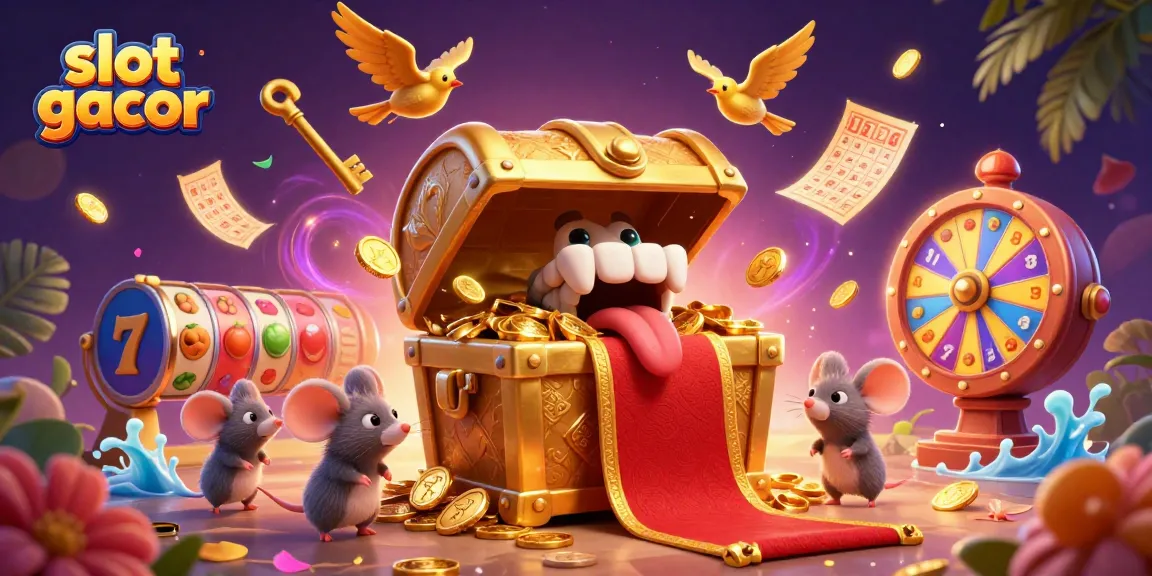 Experience the excitement of slot gacor with vibrant casino elements and thrilling graphics.