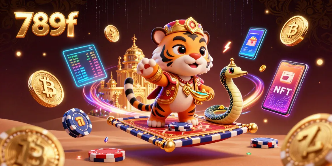 Experience the thrilling adventure of 789f with a tiger sultan, magical elements, and rich casino visuals.