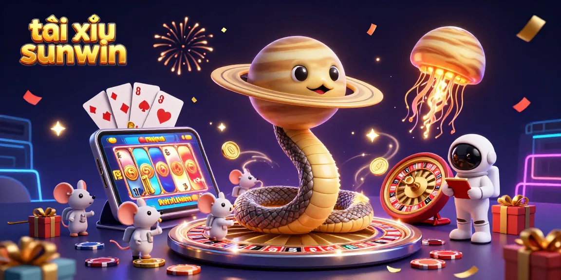 Engage in thrilling gameplay with tài xỉu sunwin as astronaut mice bet on a cosmic roulette.