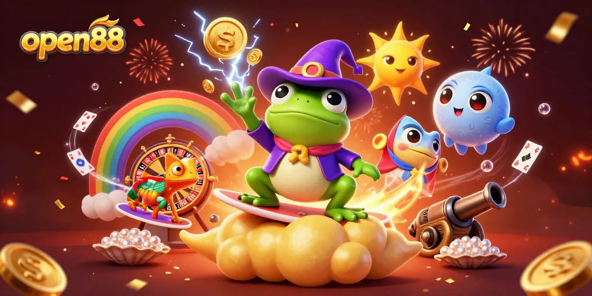 Spin the reels of excitement at open88 with a magical storm of riches and vibrant gambling elements!