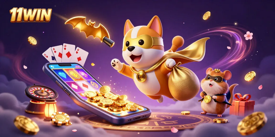 Experience thrilling gameplay with 11WIN's colorful slot reels and superhero characters in 3D